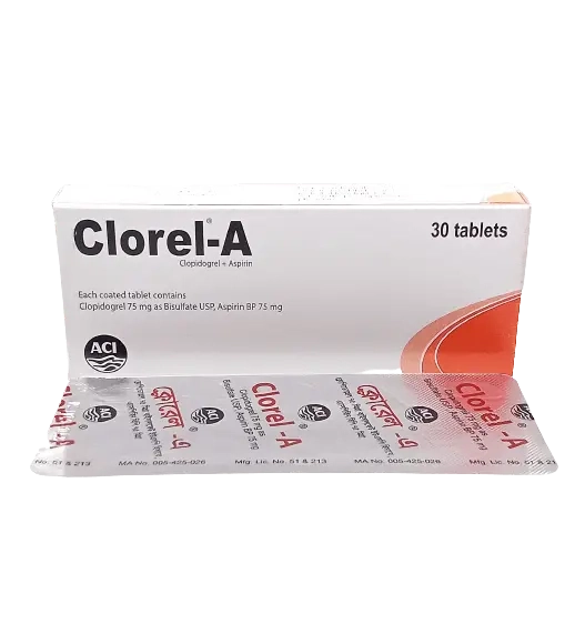 Clorel-A 75 mg+75 mg Tablet
