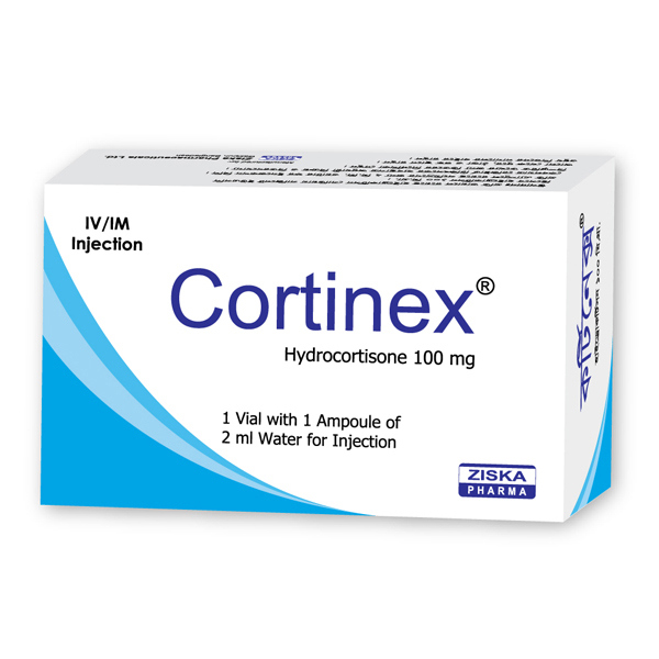 Cortinex 100 mg/2 ml IM/IV Injection Cortinex 100 mg/2 ml IM/IV Injection