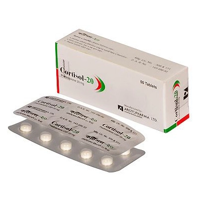 Cortisol 20 mg Tablet Cortisol 20 mg Tablet