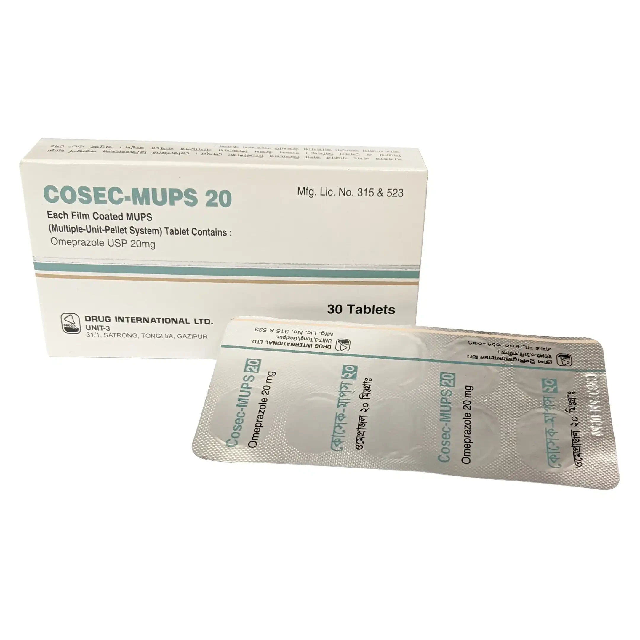 Cosec-MUPS 20 mg MUPS Tablet Cosec-MUPS 20 mg MUPS Tablet