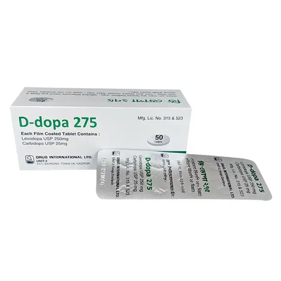 D-Dopa 250 mg+25 mg Tablet