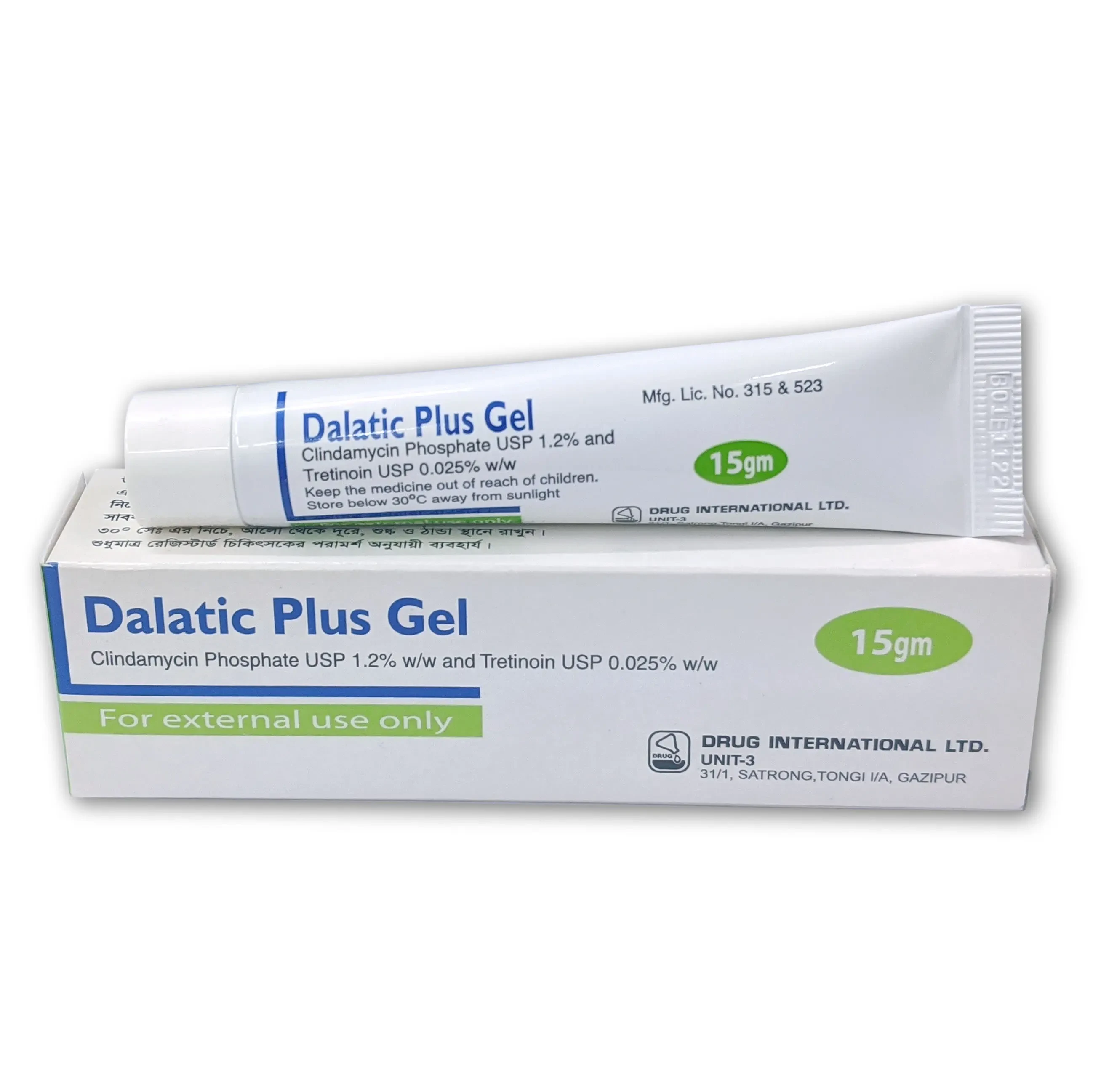 Dalatic Plus 1.2%+0.025% Topical Gel Dalatic Plus 1.2%+0.025% Topical Gel