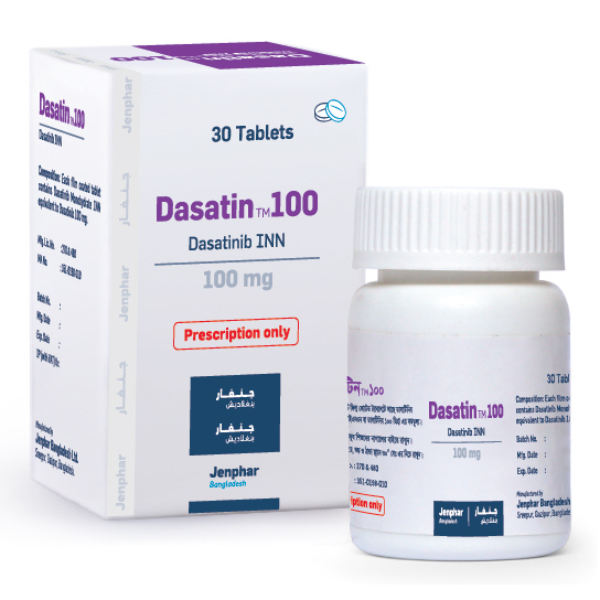 Dasatin 100 mg Tablet Dasatin 100 mg Tablet