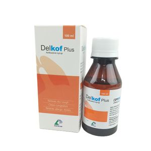 Delkof Plus (10 mg+30 mg+1.25 mg)/5 ml Syrup Delkof Plus (10 mg+30 mg+1.25 mg)/5 ml Syrup