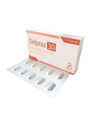Delpraz 30 mg Capsule (Enteric Coated Pellets) Delpraz 30 mg Capsule (Enteric Coated Pellets)