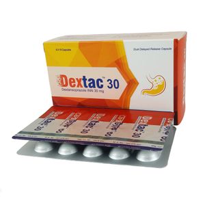 Dextac 30 mg Capsule (Enteric Coated Pellets) Dextac 30 mg Capsule (Enteric Coated Pellets)
