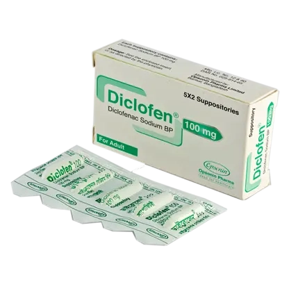 Diclofen 100 mg Suppository