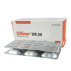 Diliner DR 20 mg Capsule (Delayed Release)