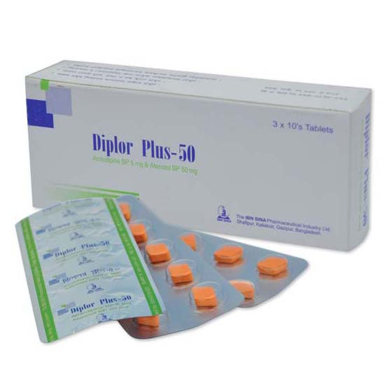 Diplor Plus 5 mg+50 mg Tablet
