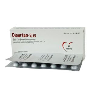 Disartan 5 mg+40 mg Tablet Disartan 5 mg+40 mg Tablet