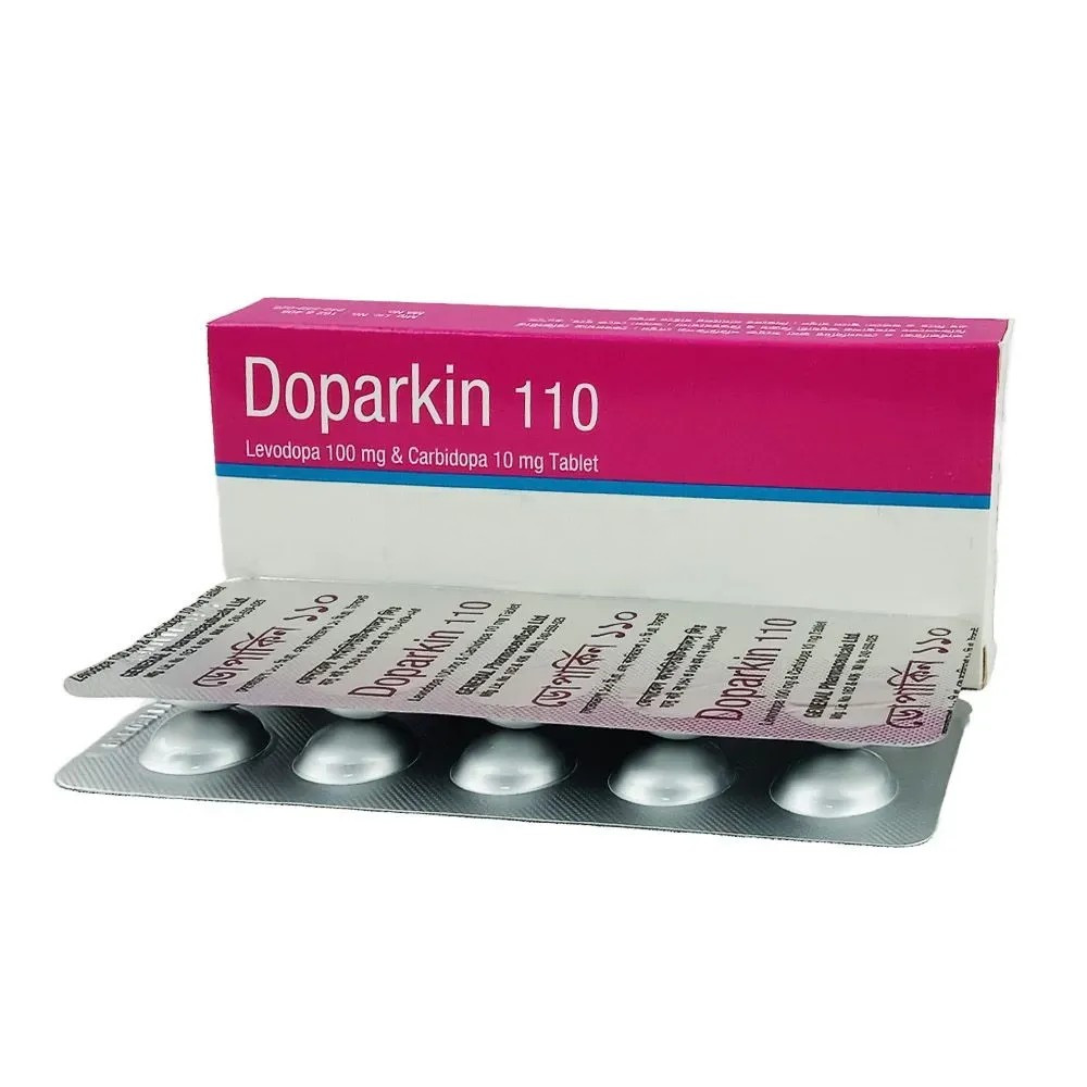 Doparkin 100 mg+10 mg Tablet