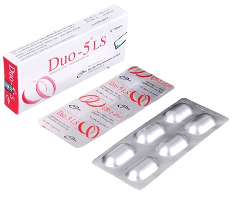 Duo-5 LS 100 mg+62.5 mg Tablet Duo-5 LS 100 mg+62.5 mg Tablet