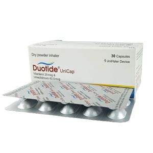 Duotide 25 mcg+62.5 mcg Inhalation Capsule