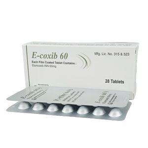 E-coxib 60 mg Tablet E-coxib 60 mg Tablet
