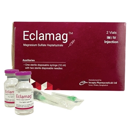 Eclamag 2.5 gm/5 ml IM/IV Injection Eclamag 2.5 gm/5 ml IM/IV Injection