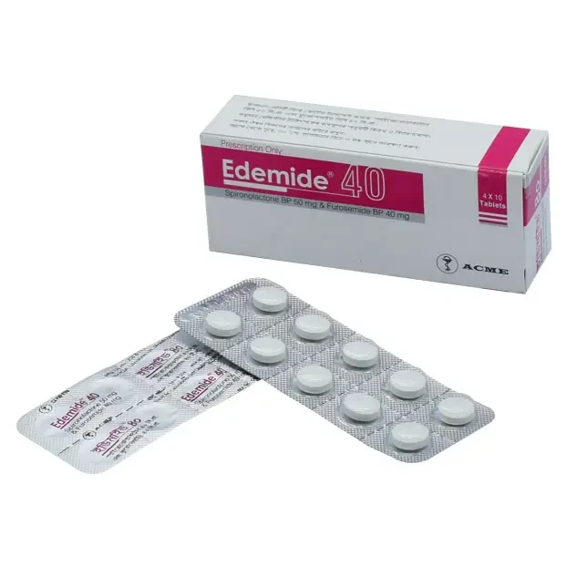 Edemide 40 mg+50 mg Tablet Edemide 40 mg+50 mg Tablet