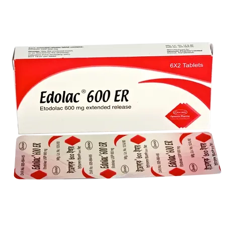 Edolac ER 600 mg Tablet (Extended Release) Edolac ER 600 mg Tablet (Extended Release)