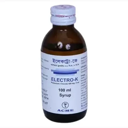 Electro-K 500 mg/5 ml Syrup Electro-K 500 mg/5 ml Syrup