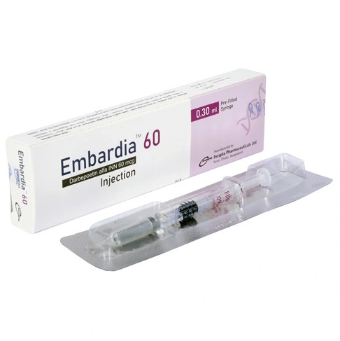 Embardia 60 mcg/0.3 ml SC Injection Embardia 60 mcg/0.3 ml SC Injection