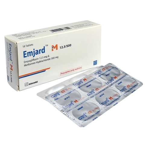 Emjard M 12.5 mg+500 mg Tablet