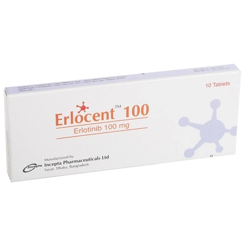 Erlocent 100 mg Tablet Erlocent 100 mg Tablet