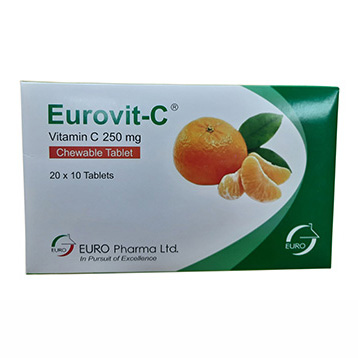 Eurovit-C 250 mg Chewable Tablet Eurovit-C 250 mg Chewable Tablet