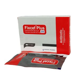 Fixcef Plus 250 mg+62.5 mg Tablet Fixcef Plus 250 mg+62.5 mg Tablet