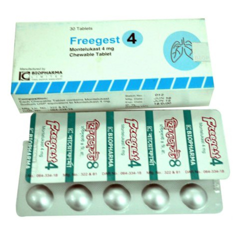 Freegest 4 mg Chewable Tablet