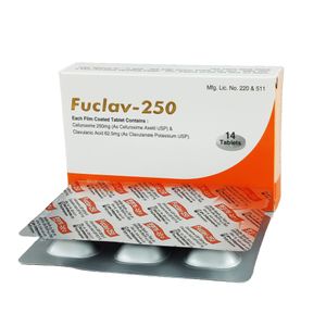Fuclav 250 mg+62.5 mg Tablet Fuclav 250 mg+62.5 mg Tablet