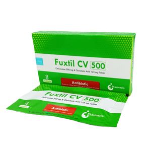Fuxtil CV 500 mg+125 mg Tablet Fuxtil CV 500 mg+125 mg Tablet