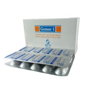 Gemer 1 mg+500 mg Tablet (Extended Release)