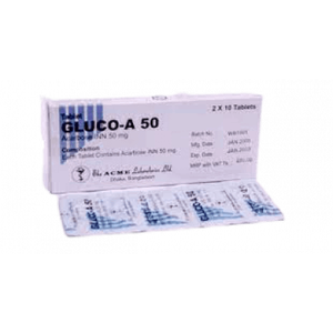 Gluco-A 50 mg Tablet Gluco-A 50 mg Tablet