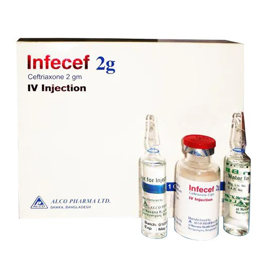 Infecef 2 gm/vial IV Injection Infecef 2 gm/vial IV Injection