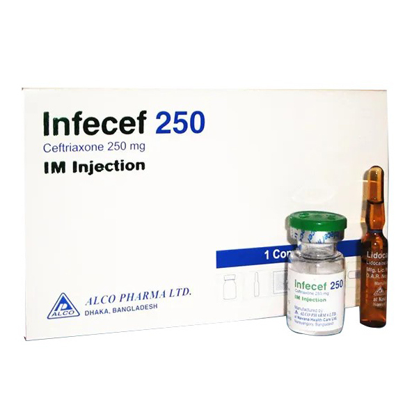 Infecef 250 mg/vial IM Injection Infecef 250 mg/vial IM Injection