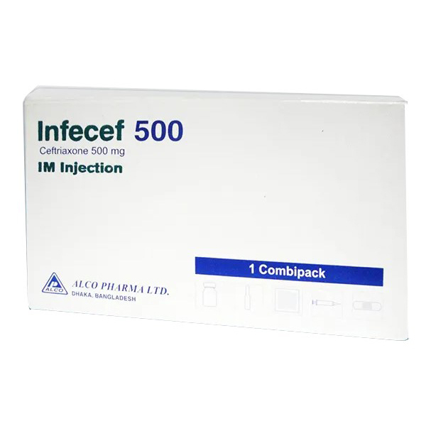 Infecef 500 mg/vial IM Injection Infecef 500 mg/vial IM Injection