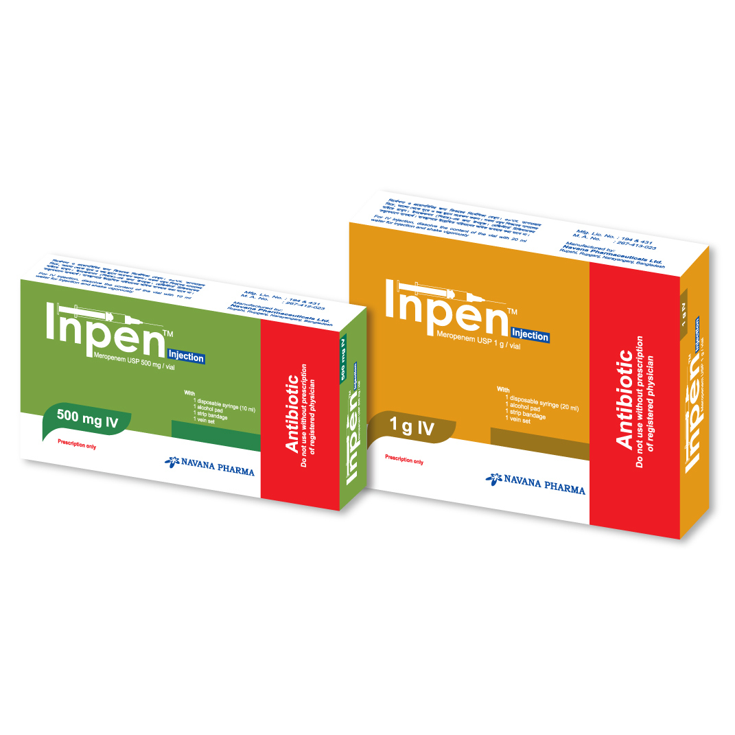 Inpen 500 mg/vial IV Injection or Infusion Inpen 500 mg/vial IV Injection or Infusion