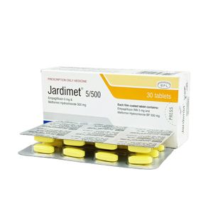 Jardimet 5 mg+500 mg Tablet