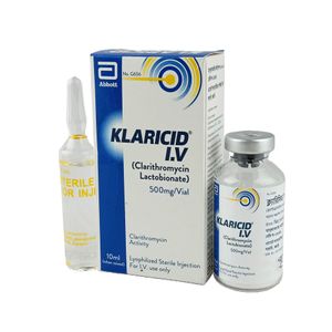 Klaricid 500 mg/vial IV Injection Klaricid 500 mg/vial IV Injection