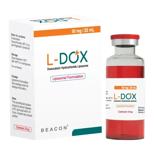 L-DOX 50 mg/25 ml IV Infusion L-DOX 50 mg/25 ml IV Infusion