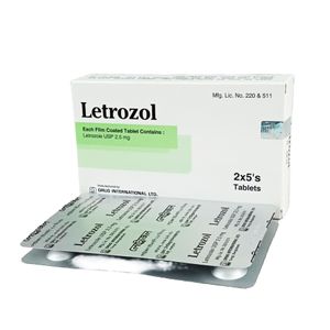 Letrozol 2.5 mg Tablet Letrozol 2.5 mg Tablet