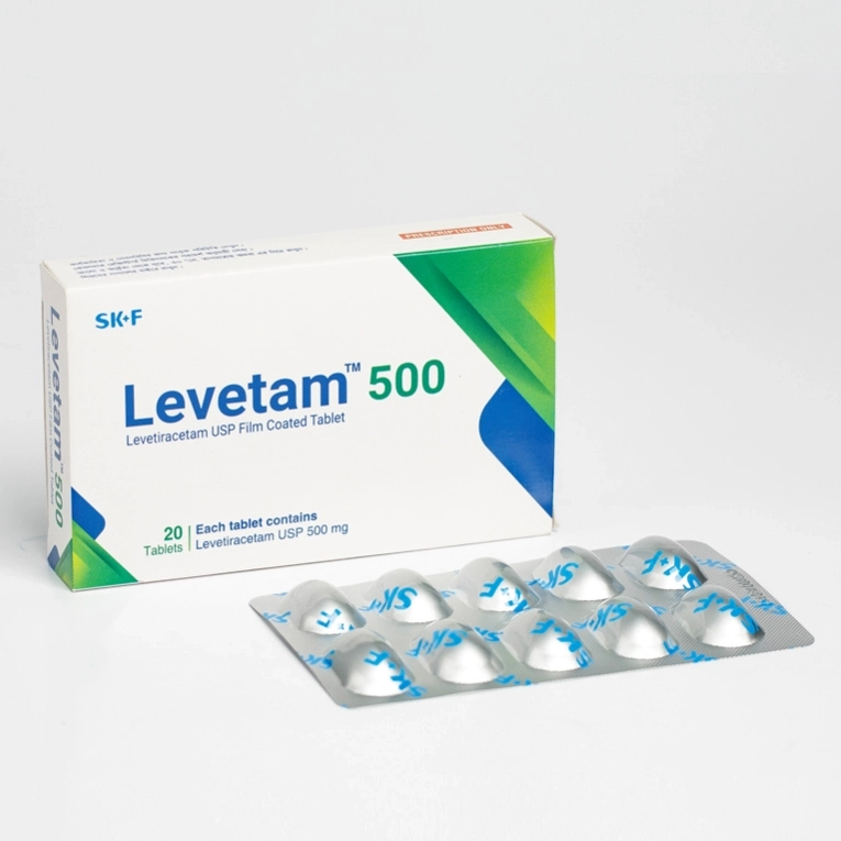 Levetam 500 mg Tablet