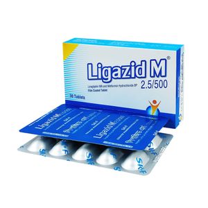 Ligazid M 2.5 mg+850 mg Tablet