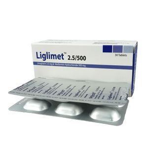 Liglimet 2.5 mg+850 mg Tablet