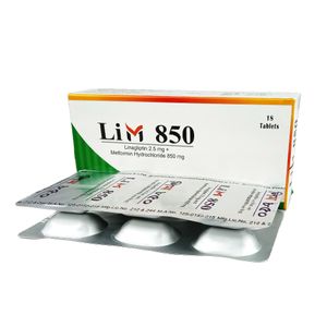 Lim 2.5 mg+850 mg Tablet