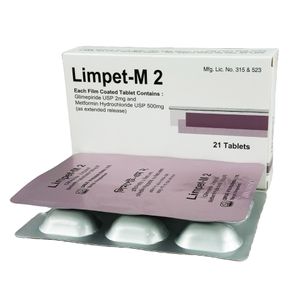 Limpet M 2 mg+500 mg Tablet (Extended Release)