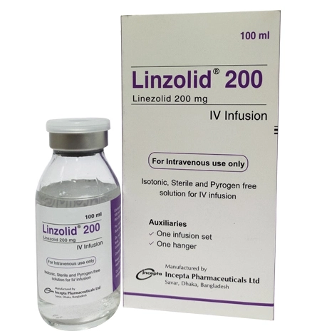 Linzolid 2 mg/ml IV Infusion Linzolid 2 mg/ml IV Infusion