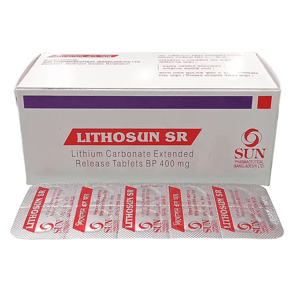 Lithosun SR 400 mg Tablet (Sustained Release) Lithosun SR 400 mg Tablet (Sustained Release)