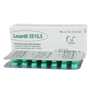 Losardil 25/12.5 25 mg+12.5 mg Tablet