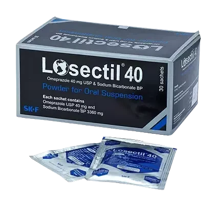 Losectil 40 mg/sachet Oral Powder
