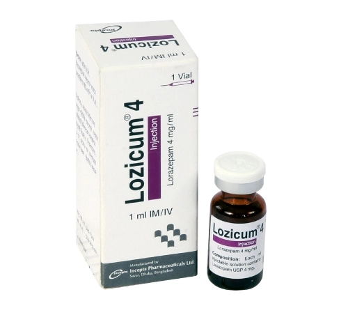 Lozicum 4 mg/ml IM/IV Injection